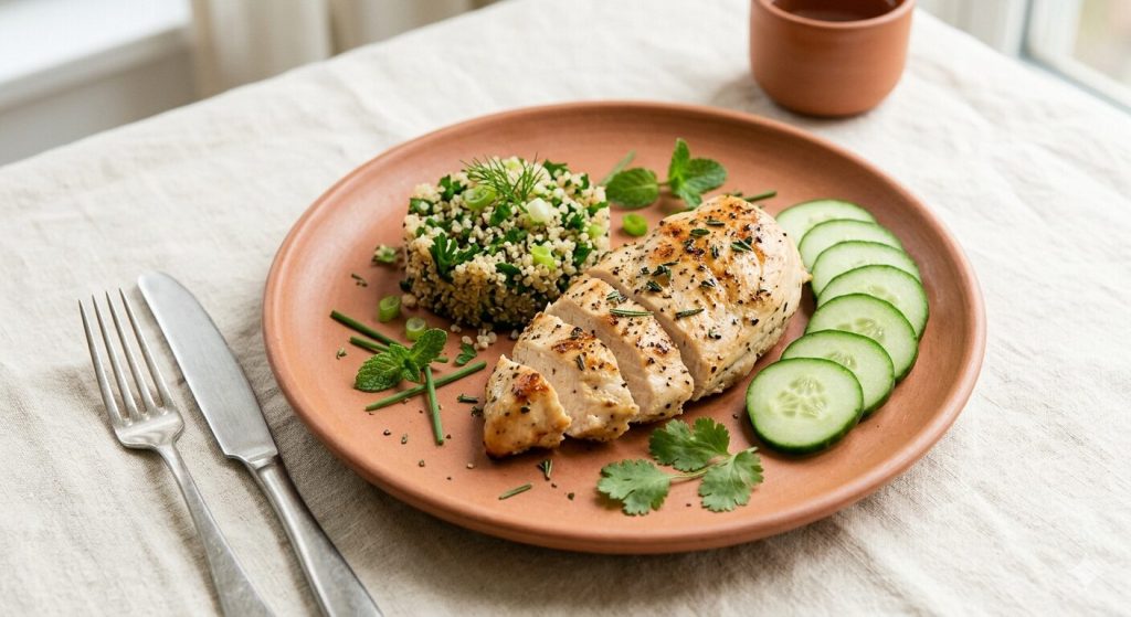 Düşük FODMAP uyumlu tabak